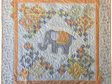 Baby Elephant Walk Quilt Pattern CDB-103 - Paper Pattern Fashion