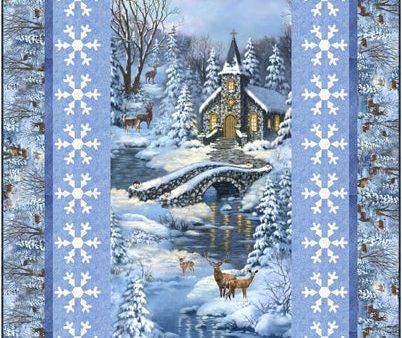 Winter Church Quilt Pattern CJC-55351 - Paper Pattern Cheap