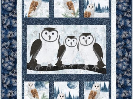 Winter Owls Wall Hanging Pattern CJC-55601 - Paper Pattern Supply