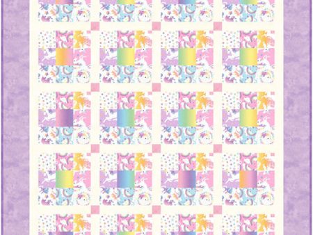 Baby Unicorn Quilt Pattern CJC-55481 - Paper Pattern For Discount