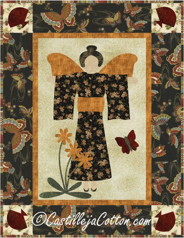 Asian Angel Quilt Pattern CJC-4368 - Paper Pattern Supply