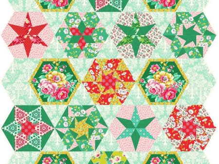 Hexie Crush Quilt PC-263e - Downloadable Pattern Supply