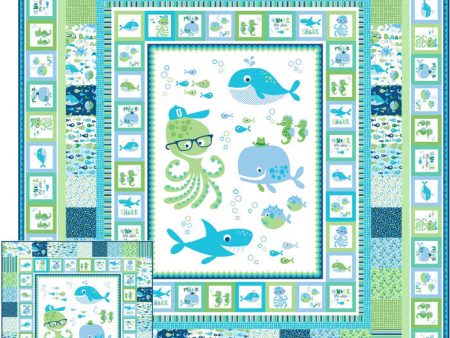 A Whale of a Time Quilt CJC-49073e - Downloadable Pattern Cheap