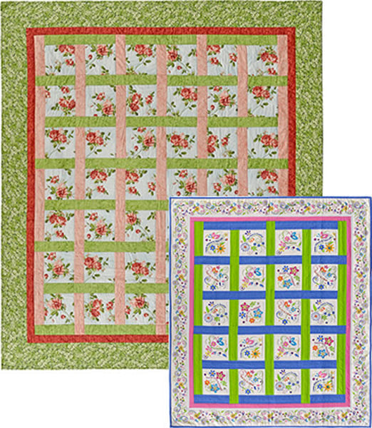 Woven Windows Quilt Pattern AA-22 - Paper Pattern Supply