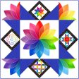 Blooming Color Quilt PC-285e - Downloadable Pattern Cheap