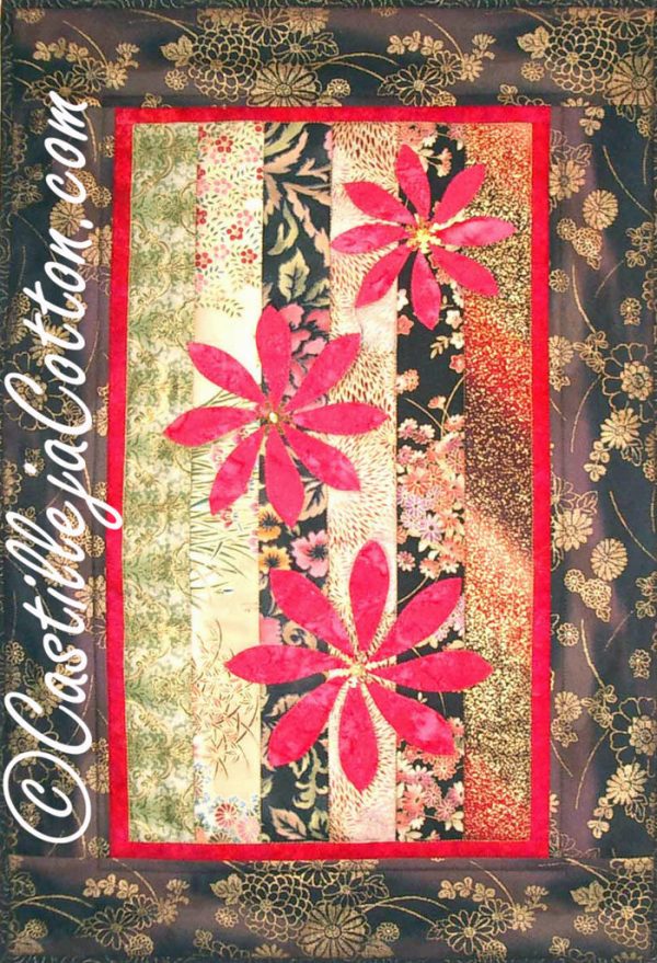 Asian Blooms Quilt Pattern CJC-4297 - Paper Pattern Fashion