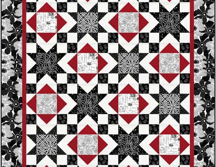 Stars and Squares Quilt Pattern CJC-55441 - Paper Pattern Online Hot Sale