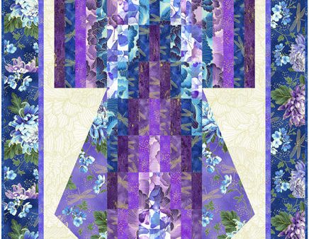 Bargello Kimono Wall Hanging Pattern CJC-397043 - Paper Pattern Supply