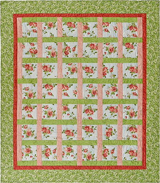 Woven Windows Quilt Pattern AA-22 - Paper Pattern Supply