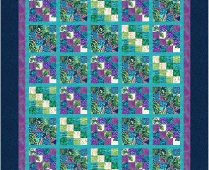 Paradise Sixteen Patch Quilt CJC-58171e - Downloadable Pattern Supply