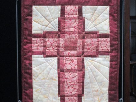 Woven Cross Mini Quilt HQ-225e  - Downloadable Pattern Discount