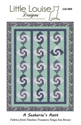 A Seahorse s Aunt Quilt Pattern LLD-069 - Paper Pattern Supply