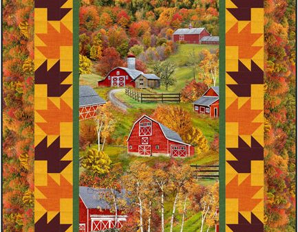 Autumn Barns Quilt Pattern CJC-53941 - Paper Pattern Cheap