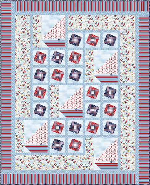 Annapolis Bound Quilt Pattern LOB-132 - Paper Pattern Online Hot Sale