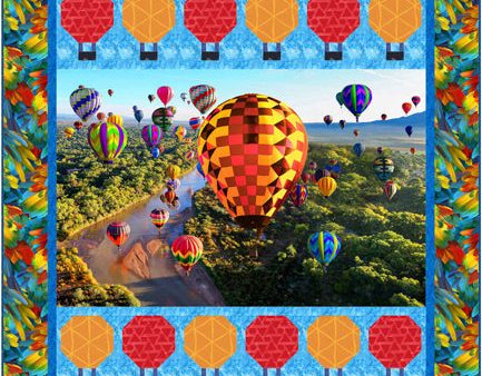 Air Balloons Quilt Pattern CJC-53701 - Paper Pattern For Discount