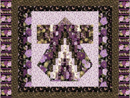 Bargello Kimono King Quilt Pattern CJC-57171 - Paper Pattern Hot on Sale