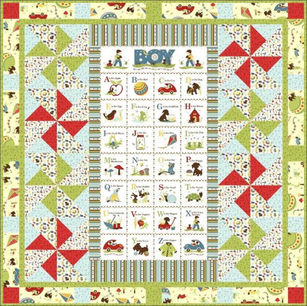 A Day At The Fair Flannel Quilt Set Pattern GTD-115 - Paper Pattern Online