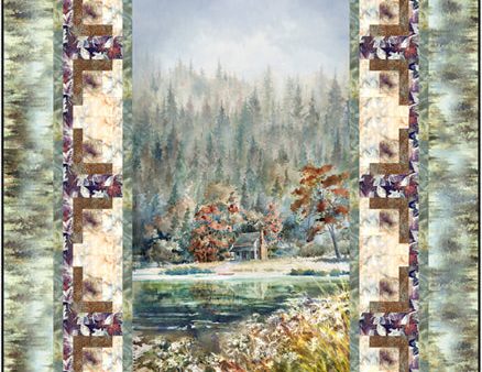 Woodland Cabin Quilt Pattern CJC-54861 - Paper Pattern For Sale