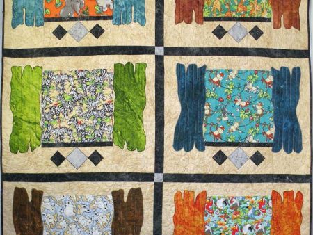 Zoo Windows Quilt BS2-362e  - Downloadable Pattern Supply