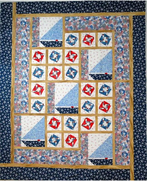 Annapolis Bound Quilt Pattern LOB-132 - Paper Pattern Online Hot Sale