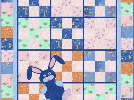 9-Patch Bunny Quilt Pattern CJC-46732 - Paper Pattern For Sale