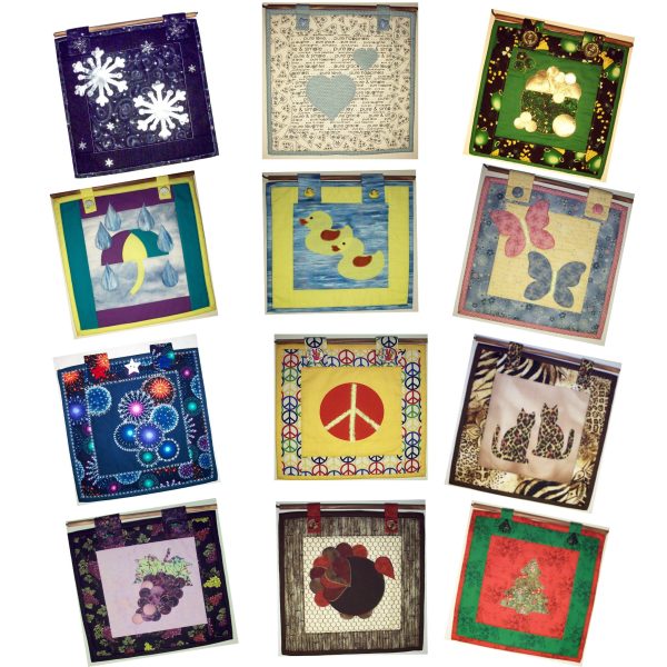 12 Fun 12  x 12  Quilts AV-106e - Downloadable Pattern Hot on Sale