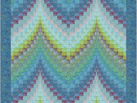 Bargello Ocean Quilt Pattern CJC-53771 - Paper Pattern Hot on Sale