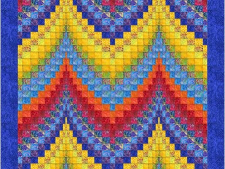 Bargello Melody Quilt Pattern CJC-53772 - Paper Pattern Online Hot Sale