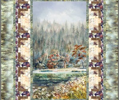 Woodland Cabin Quilt Pattern CJC-54862 - Paper Pattern For Discount