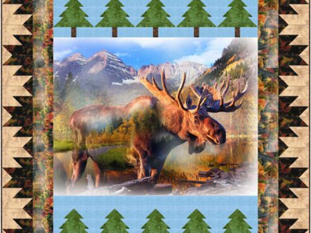 Autumn Moose Quilt Pattern CJC-54501 - Paper Pattern Online Sale