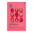 Lakštinė veido kaukė su braškių ekstraktu Holika Holika Pure Essence Mask Sheet - Strawberry šviesina veido odą 20 ml Online