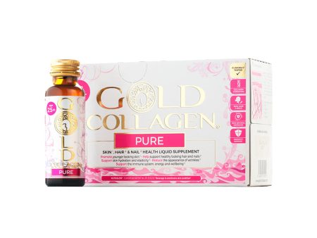 Gold Collagen Pure maisto papildas rekomenduojamas pastebėjus ankstyvuosius amžinius pokyčius 10x50 ml +dovana Previa plaukų priemonė Online Sale