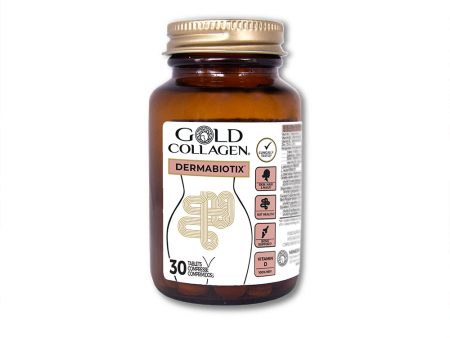 Gold Collagen DERMABIOTIX (maisto papildas tabletės) +dovana Previa plaukų priemonė For Sale