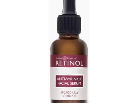 Veido odos serumas Retinol Anti-Wrinkle Facial Serum nuo raukšlių, praturtintas vitaminais A, C ir E 30 ml Hot on Sale