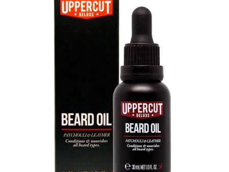 Uppercut Deluxe Beard Oil Patchouil & Leather barzdos aliejus 30ml Online