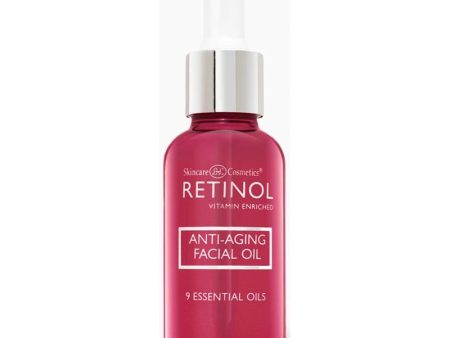 Veido ir kaklo odos aliejus Retinol Anti-Aging Facial Oil stabdo odos senėjimą, drėkina odą, sudėtyje yra 9 rūšių eterinių aliejų 30 ml Online Sale