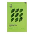 Lakštinė veido kaukė su žaliosios arbatos ekstraktu Holika Holika Pure Essence Mask Sheet - Green Tea atgaivina odą 20 ml Supply